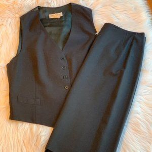 Brooks Brothers:  Skirt and Vest Set